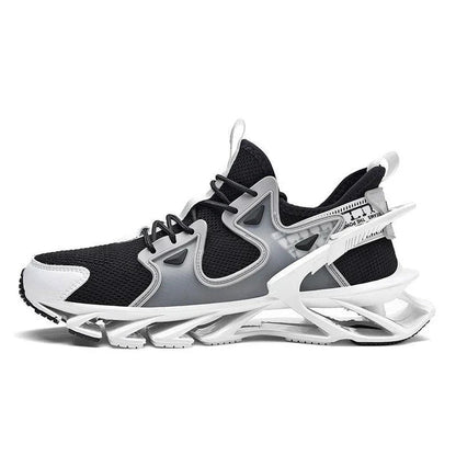 Breathable and stylish flying woven sneakers for men in a variety of colours and sizes