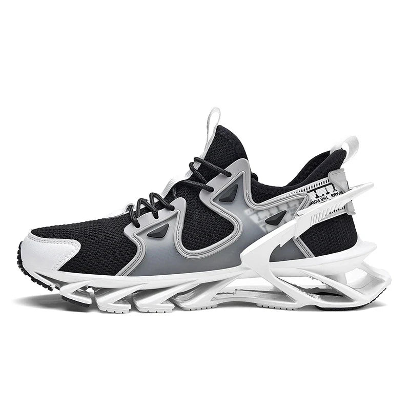 Breathable and stylish flying woven sneakers for men in a variety of colours and sizes