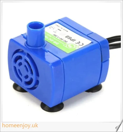 Automatic pet water fountain with LED light for cats, providing continuous fresh water and stylish design