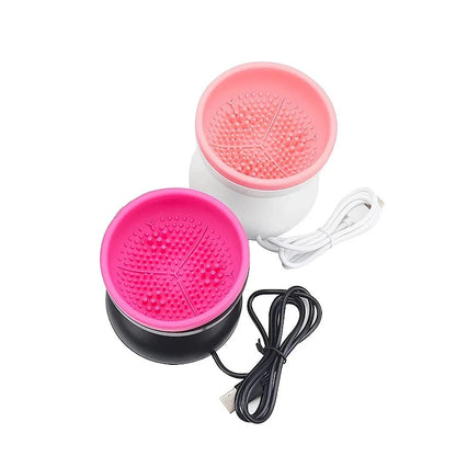 Electric USB Makeup Brush Cleaner & Dryer - Thoroughly clean and dry your makeup brushes in seconds for flawless makeup application