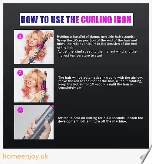 Dyson Airwrap Hair Styler Accessories in nickel and fuchsia colour, featuring various styling attachments and advanced technology for creating salon-quality hairstyles at home.