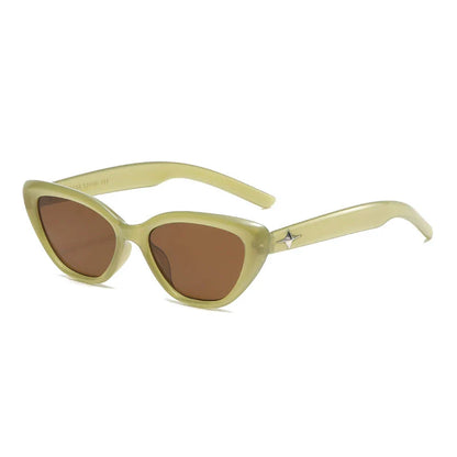 Fashion Cat Eye Sunglasses for Women with Vintage-Inspired Design and UV Protection