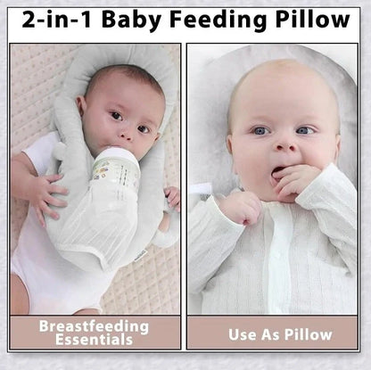 Nursing Cushion - Baby Feeding Pillow for comfortable and hands-free feeding