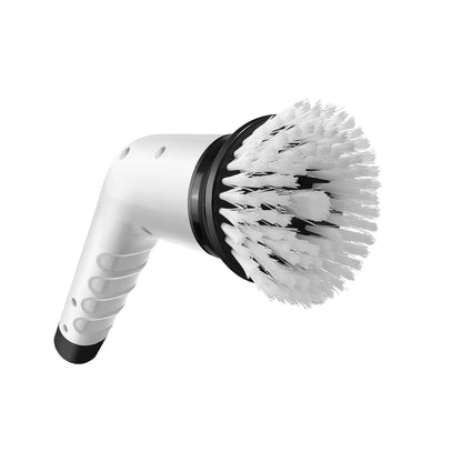 White ABS lithium rechargeable handheld cleaning ball set with multiple international power adapters
