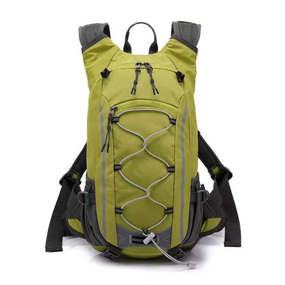 Cycling vest backpack in nylon, 20L capacity, breathable waterproof ultra-light design, shown in yellow