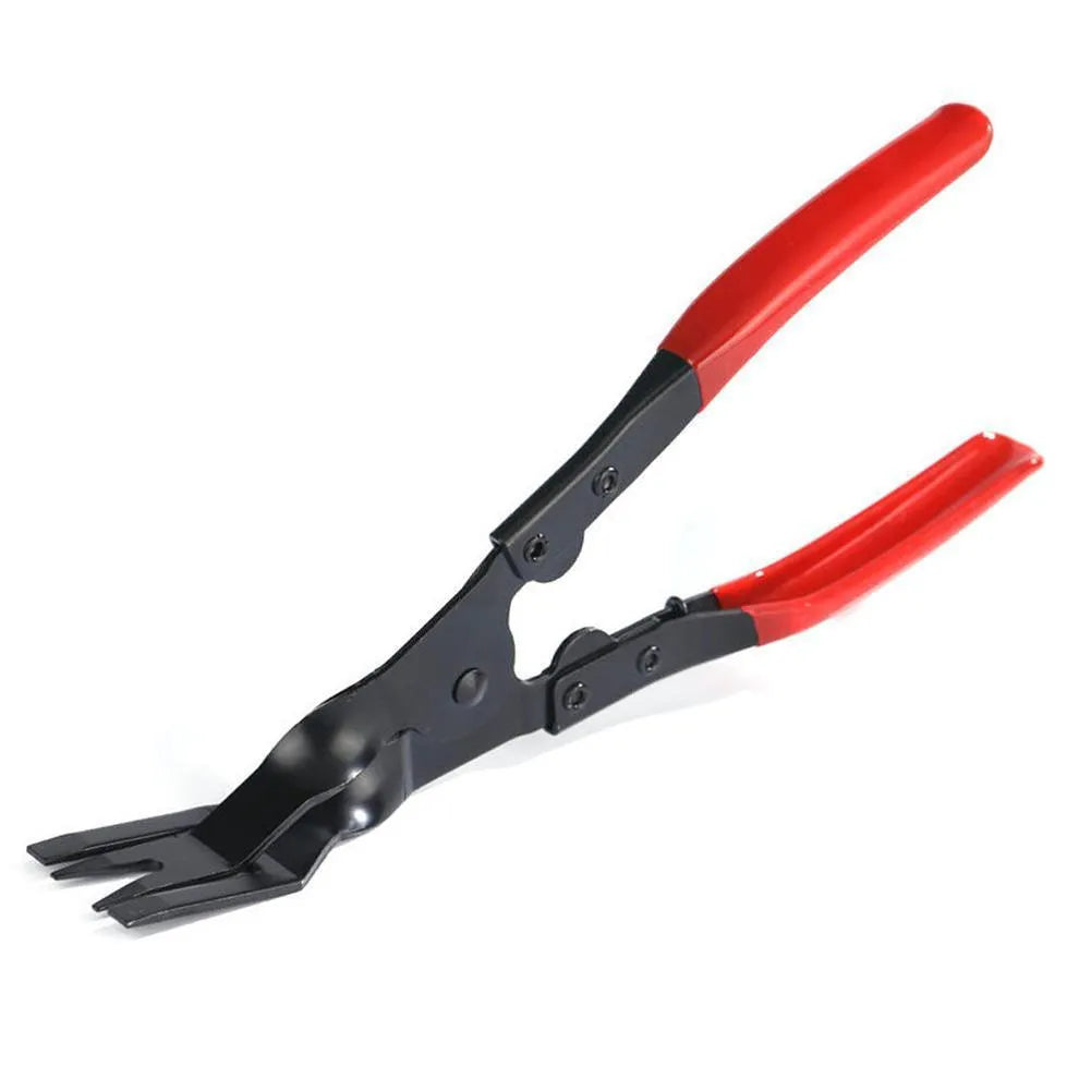 Blue automotive separator pliers for door panel and interior clamp removal, 240mm length