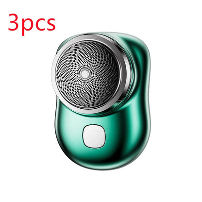 Compact, cordless electric razor with premium aluminium body and powerful 6,600 rpm motor for a smooth, painless shave