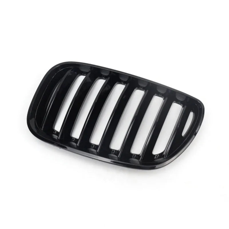 Bright black ABS plastic mesh grille for BMW X5 E53 middle section replacement