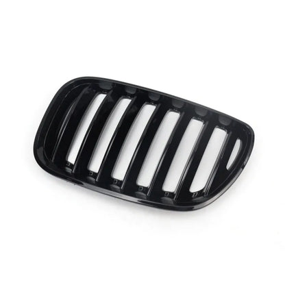 Bright black ABS plastic mesh grille for BMW X5 E53 middle section replacement