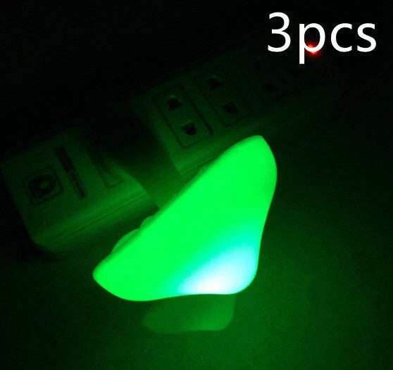 Dimmable mushroom-shaped LED night light with sensor - provides warm white glow for bedroom, nursery, and home decor