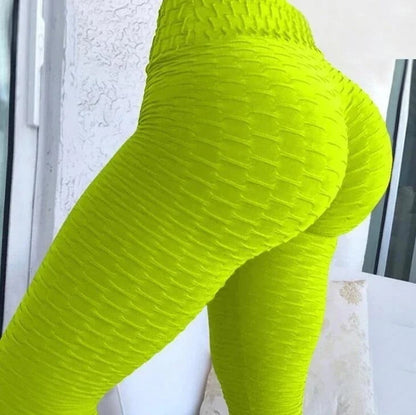 Sculpting Booty-Boosting Anti-Cellulite Leggings with innovative scrunch detail and premium polyester-spandex blend