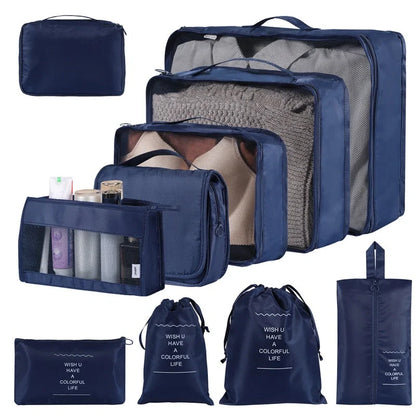 Stylish solid colour polyester storage bags for home organisation