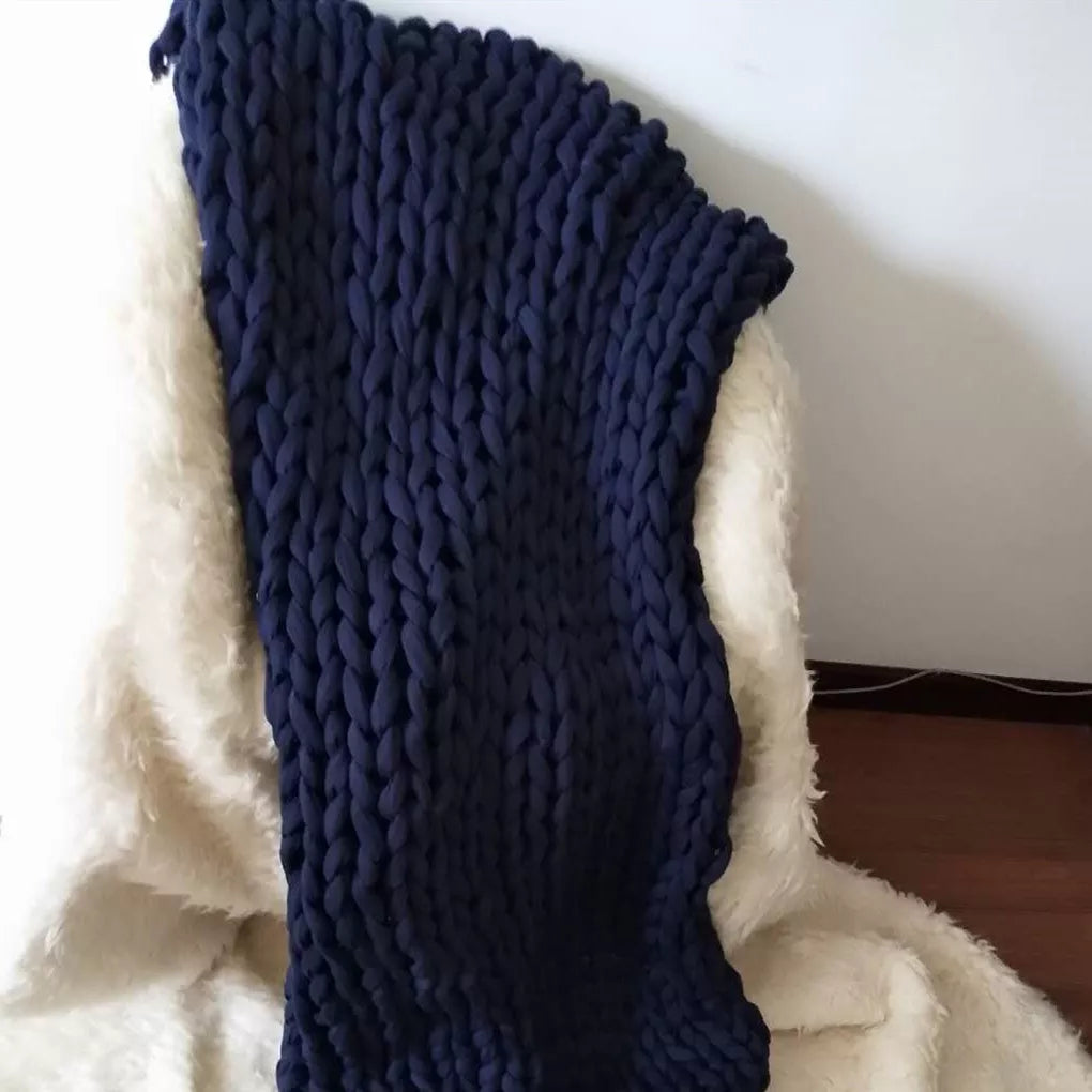Hand-woven Gravity Weighted Blanket in solid colours for enhanced sleep and relaxation