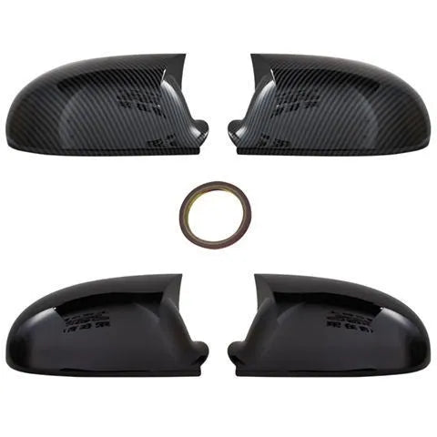 Car Outer Reflector Shell in Horn Bright Black Plastic for Volkswagen Old Sagitar 06-11 Model Year Replacement Part Fashion Car Accessory Pair
