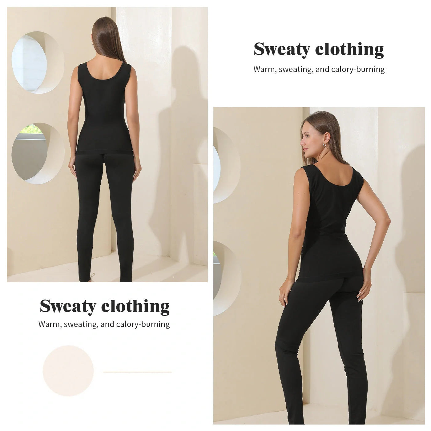 Women's black zip vest shapewear sweatshirt for stormy weather comfort and style