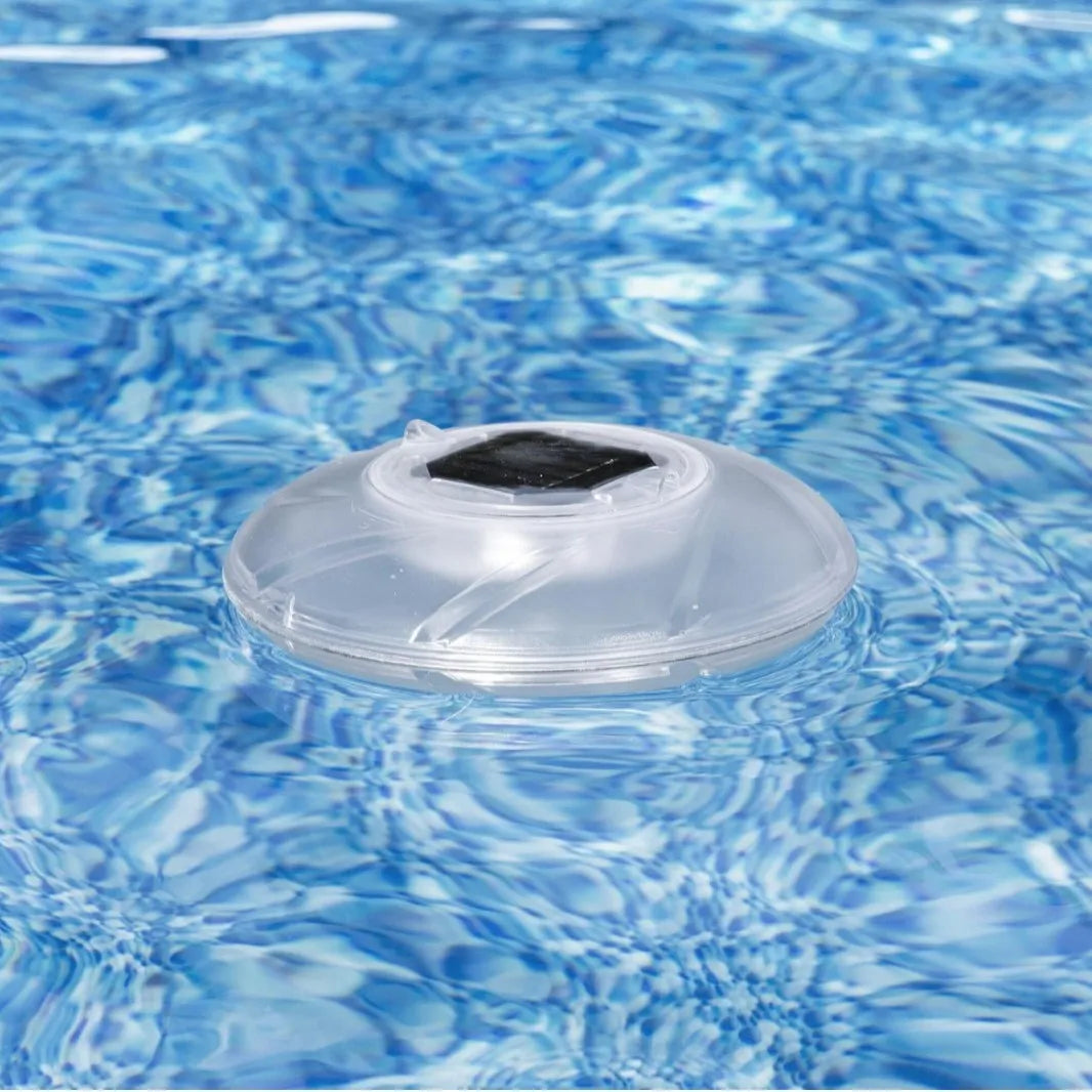 Plastic solar floating pool light for swimming and water sports, 58111 Solar Floating Lamp