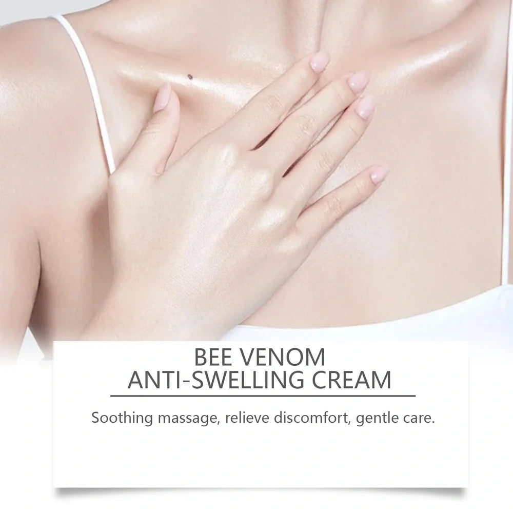 15g skin cream container with daily care formulation containing mint, bee poison, arnica, vitamin B6, and aloe extracts