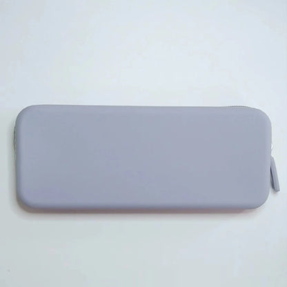 Silicone dustproof makeup brush storage bag in various colours with 20x8x2.5cm dimensions