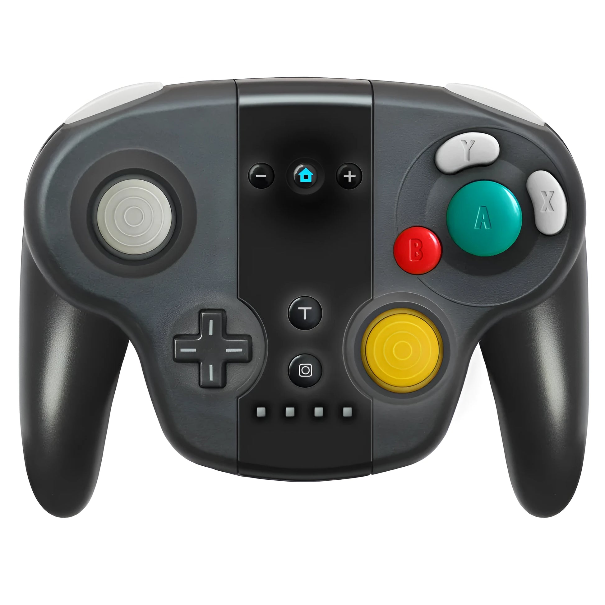 Black wireless Bluetooth gamepad for Nintendo Switch and PC with NFC function