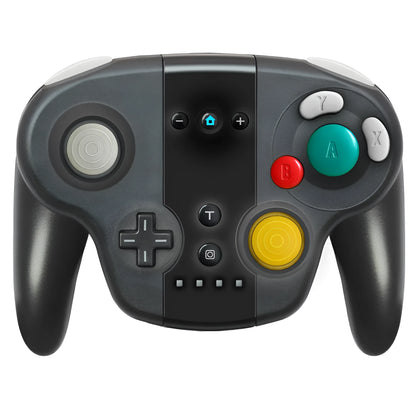 Black wireless Bluetooth gamepad for Nintendo Switch and PC with NFC function