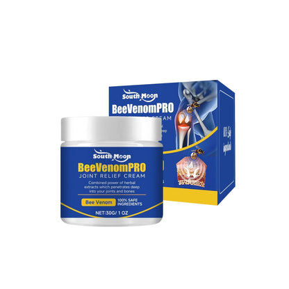 Herbal joint cream jar with knee massagers and knee pad set
