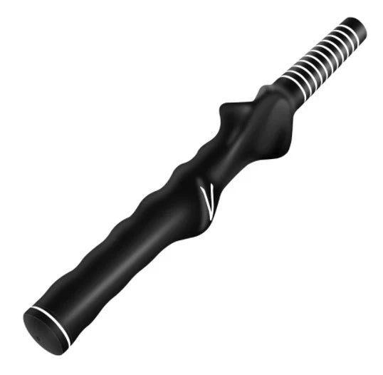 Premium golf swing trainer for left and right hand practice with rubber grip