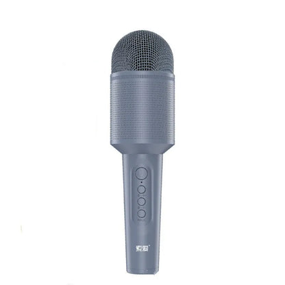 Wireless Bluetooth karaoke microphone in pink, blue or green colour with USB connection option