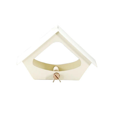 European-style simple iron bird nest with anti-rain design for outdoor courtyard decoration