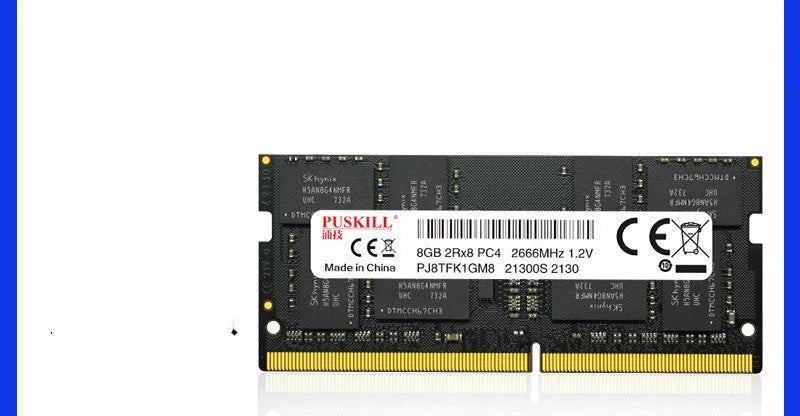 DDR4 laptop memory module with 16GB capacity and 2666MHz speed for notebook upgrades