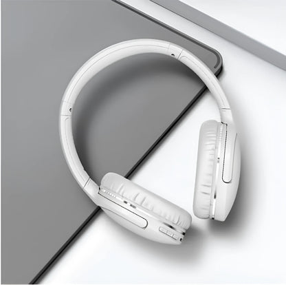 Wireless Bluetooth gaming headset in black sports style design
