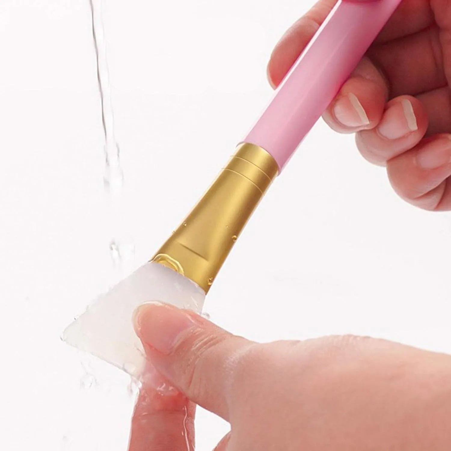 Reusable silicone face mask applicator spatula in six colour options