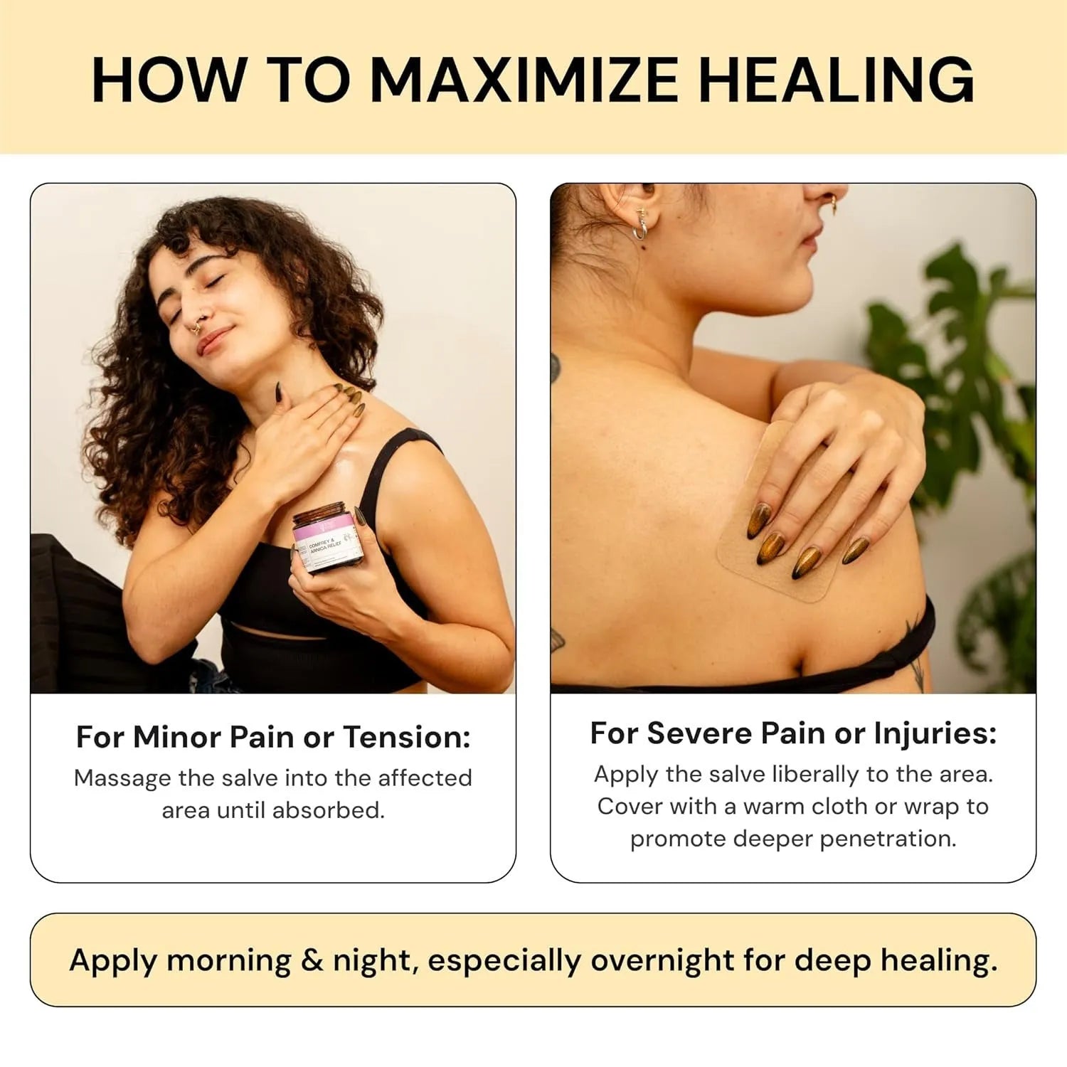 120g jar of Flare Care muscle and joint pain relief cream with plain white packaging