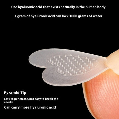 Soluble hyaluronic acid invisible microneedle acne patch sheet with 9 pieces in blister box