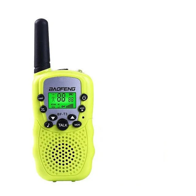 Children's walkie talkie handheld station in choice of five colours with 22 channels