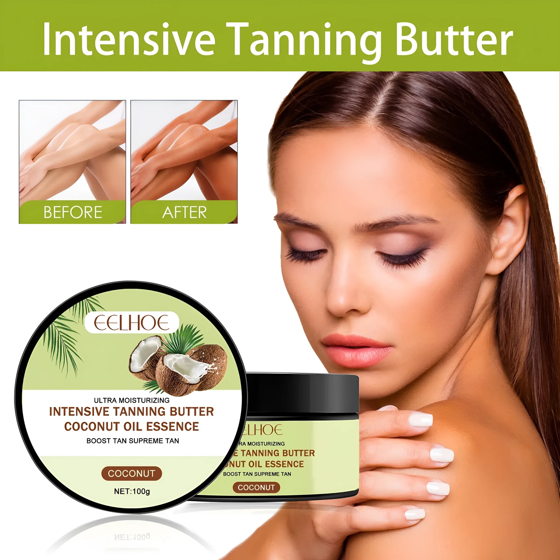 Coconut Help Black Frost 100g outdoor blackening cream container with natural oil ingredients