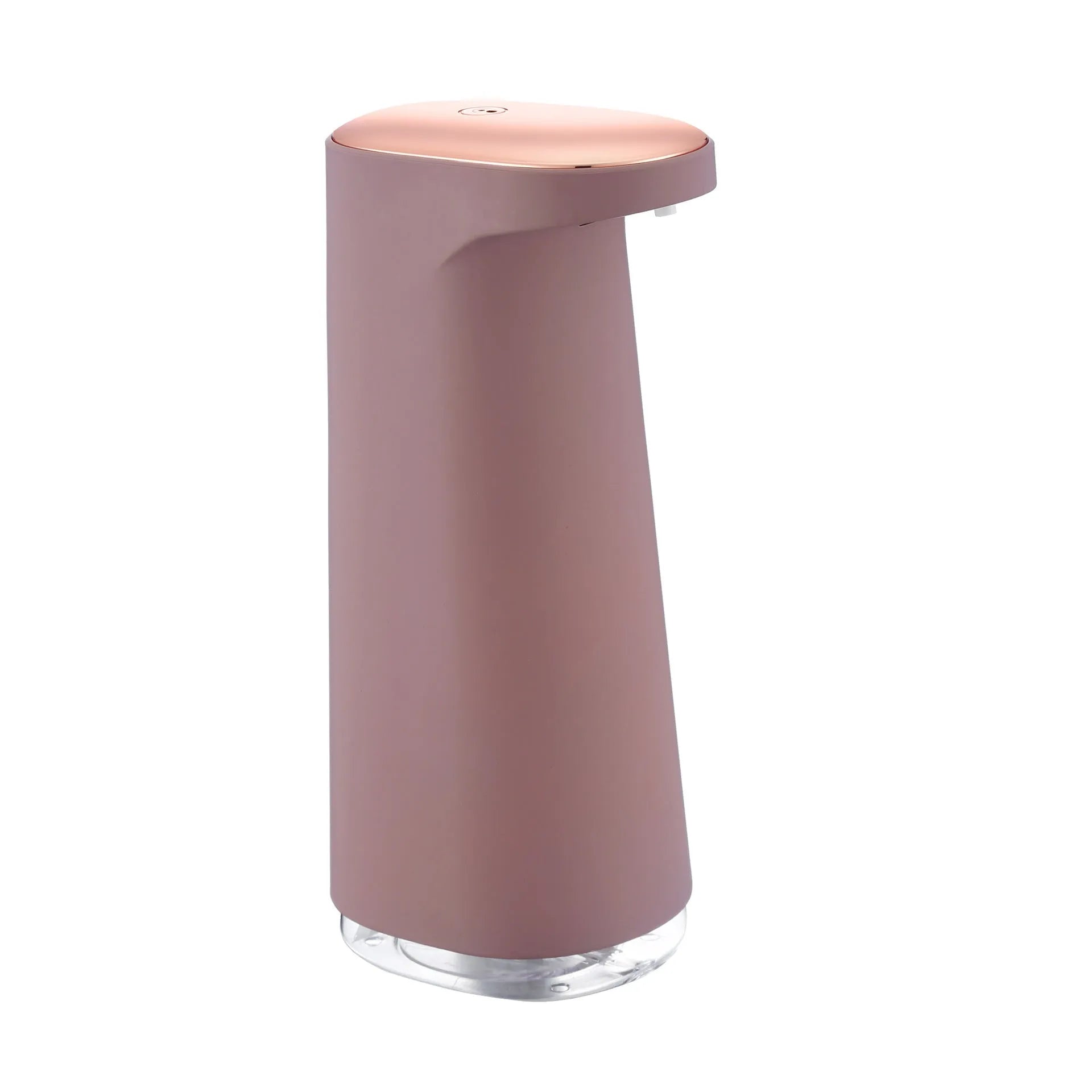 White automatic foam soap dispenser with infrared sensor for touch-free hand washing.
