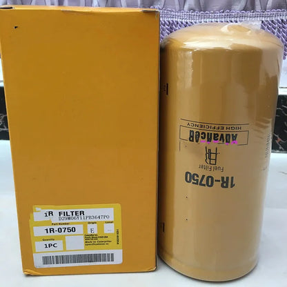 1R-0750 fuel filter element with filter paper construction for fuel oil systems