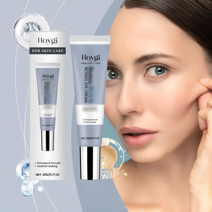 20g retinol eye cream tube measuring 3 x 12.1cm with soft texture formulation