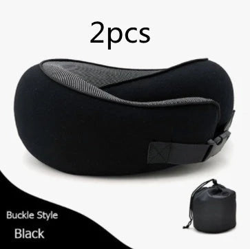 Comfortable U-Shaped Travel Neck Pillow in various colors, designed to provide superior neck support and relaxation during long journeys.