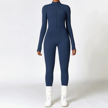 Versatile moisture-wicking jumpsuit in a variety of vibrant colors, designed for active lifestyles