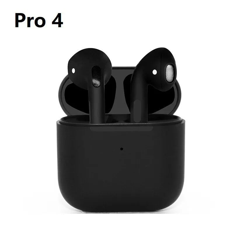 Stereo Binaural Sports Pro4 Wireless Bluetooth-compatible Headset in Pro4 Black and Pro4 White colours
