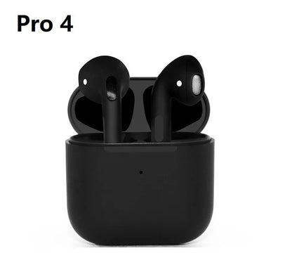 Stereo Binaural Sports Pro4 Wireless Bluetooth-compatible Headset in Pro4 Black and Pro4 White colours