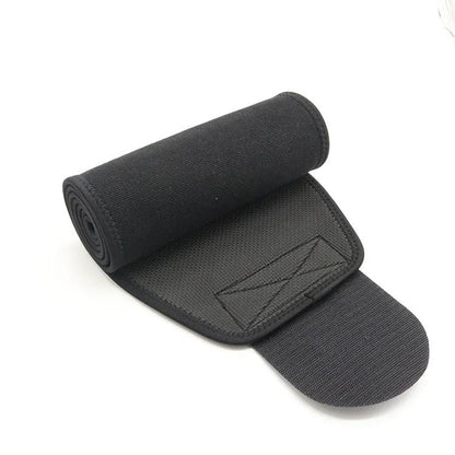 Adjustable neoprene lumbar support belt for fitness and running in black colour option