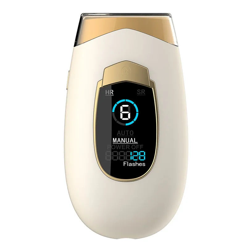 Home laser hair removal device in DH5 or DH4 colour with goggles, power adapter and power pin for whole body use