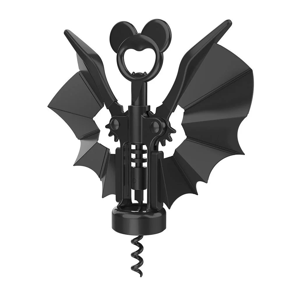 Zinc alloy baseball bat shaped wine bottle opener measuring 179mm length