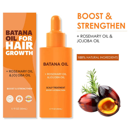 White bottle of Batana Supple Hair Repair Dry hair oil treatment, 60ml