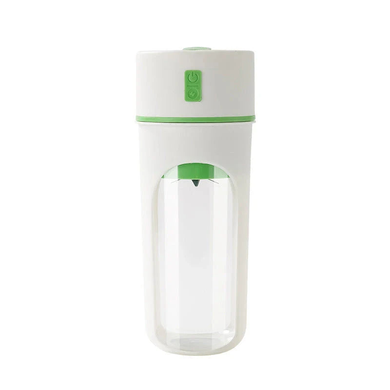 USB rechargeable portable blender with food-grade plastic construction, powerful 200W motor, and intelligent safety features for blending smoothies, juices, and shakes on the go