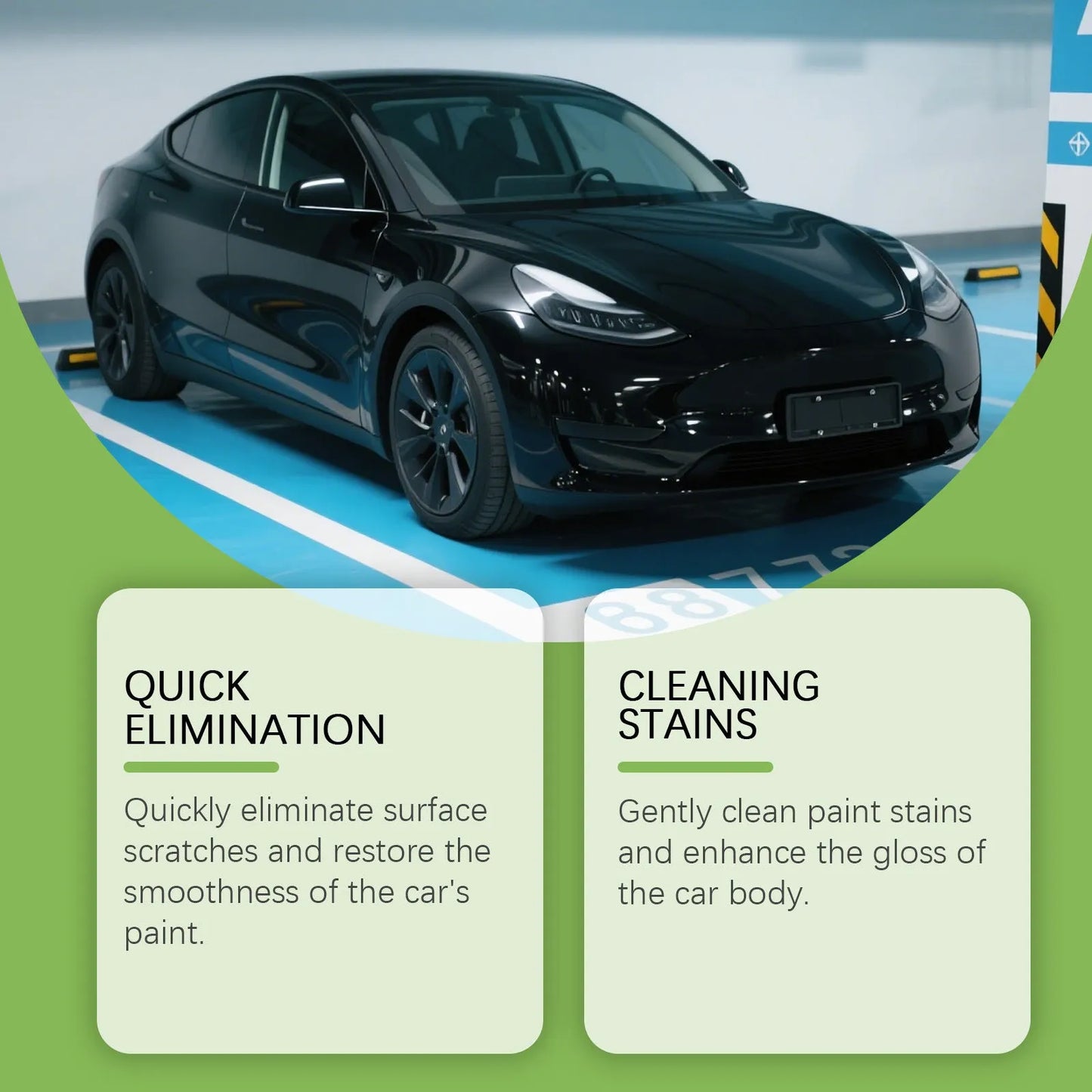 100g tube of car scratch repair cream with nano coating formula for paintwork