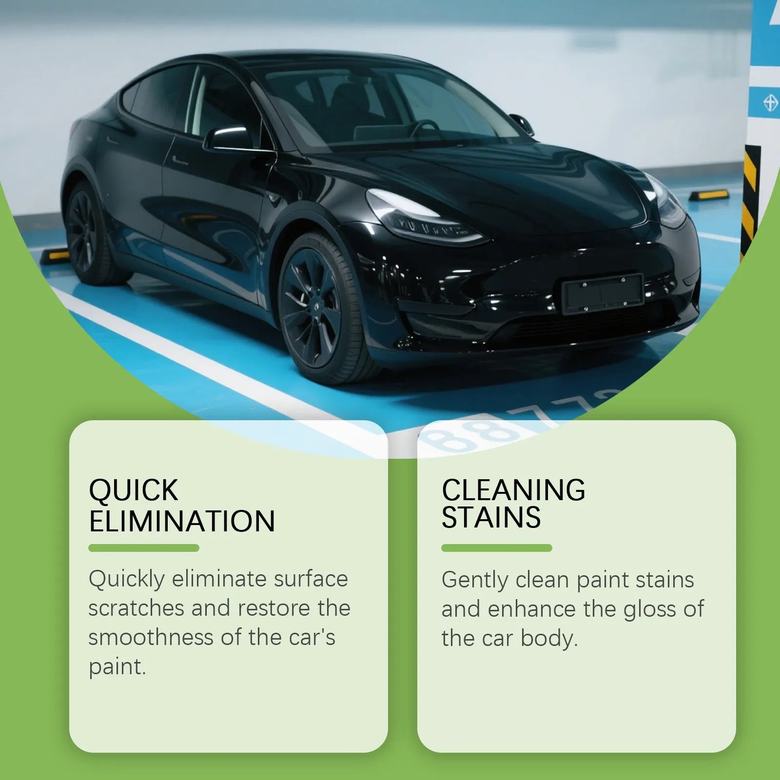 100g tube of car scratch repair cream with nano coating formula for paintwork