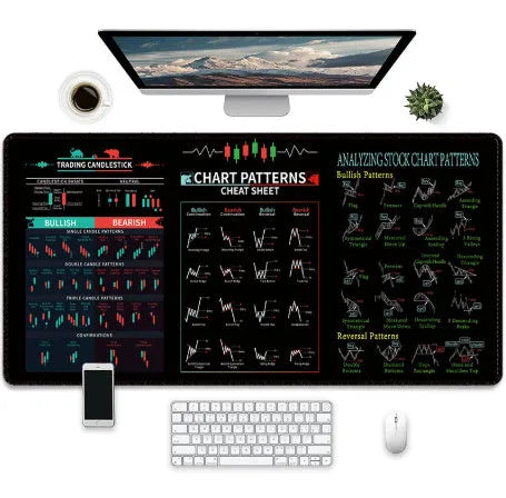 Game printed natural rubber mouse pad with e-sports design showing thermal transfer artwork and non-slip surface